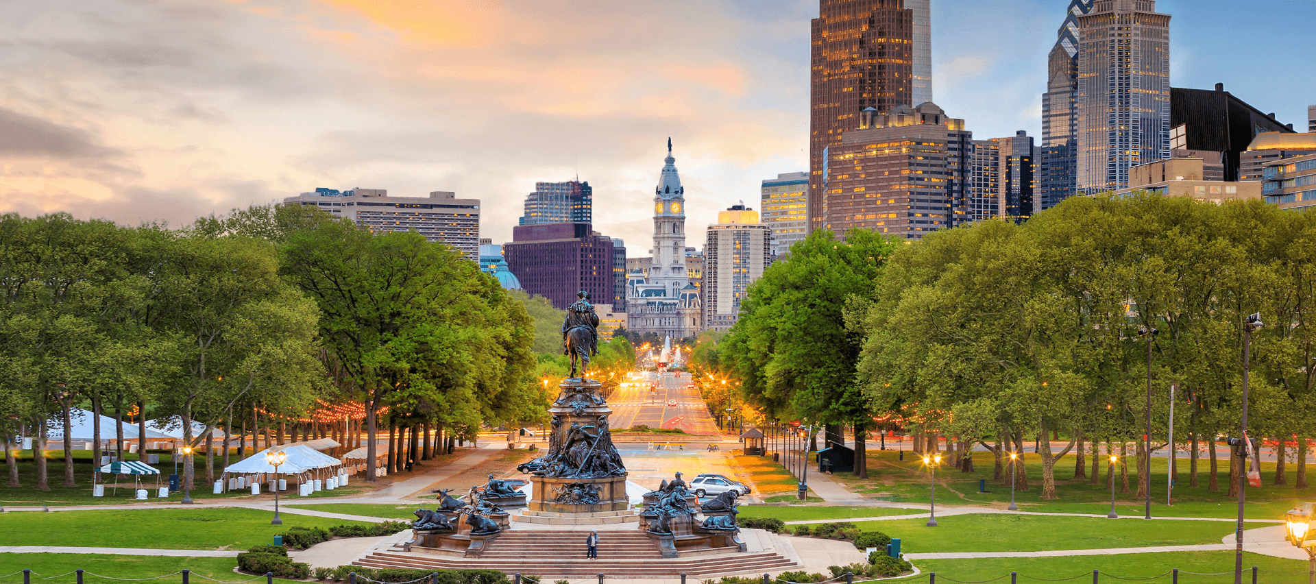 Benjamin Franklin Parkway in Philadelphia