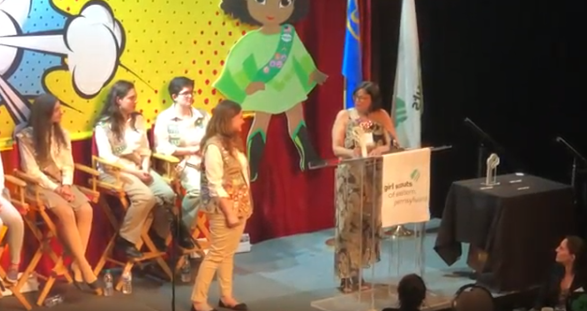 HGSK’s Olga Negrón Awarded “Take the Lead” Girls Scout Award